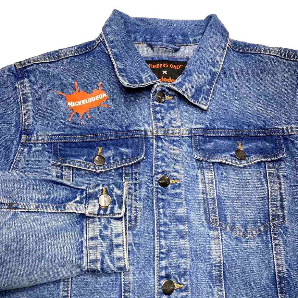 NWT Nickelodeon Members‎ Only Denim Jacket - Picture 3 of 7